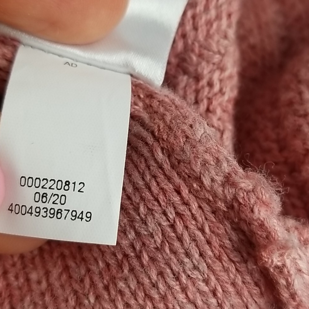 Sonoma Mauve Pink V-Neck Sweater Medium - Picture 9 of 9
